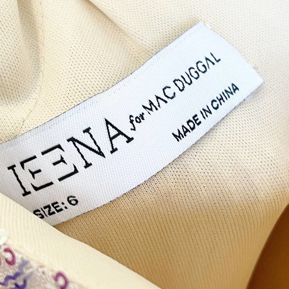 Mac Duggal Beaded Sleeveless High Neck Column Gown Women’s Size 6 - Picture 9 of 12